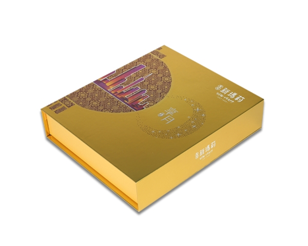 翻蓋書型禮品（pǐn）盒定製 創意中（zhōng）國風禮盒定做 長方形翻（fān）蓋禮品盒定製
